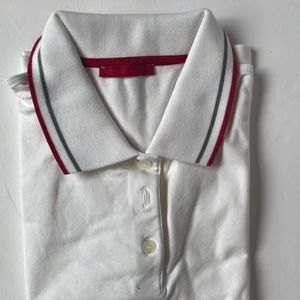 Prada white womens polo M